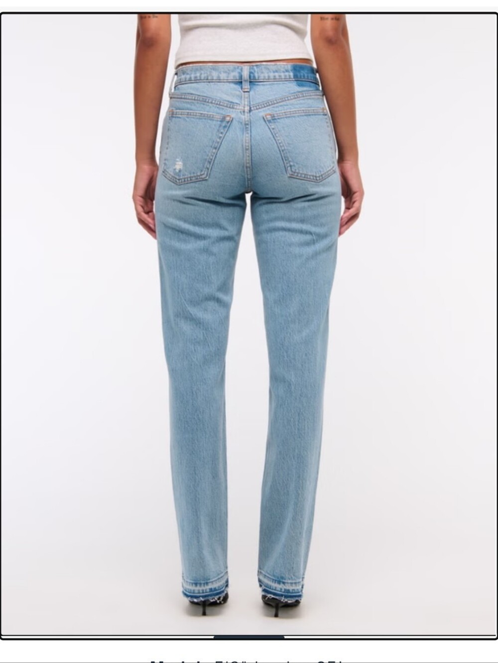 Abercrombie The Mid Rise 90s Straight Jean - Picture 3 of 10